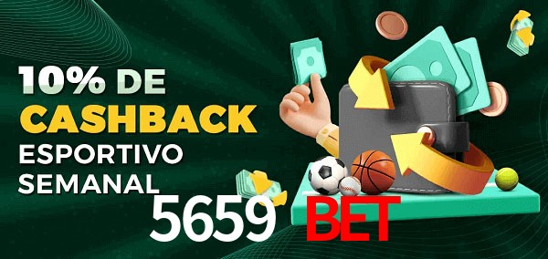 10% de bônus de cashback na 5659 BET