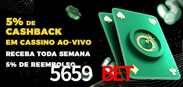 Promoções do cassino ao Vivo 5659 BET